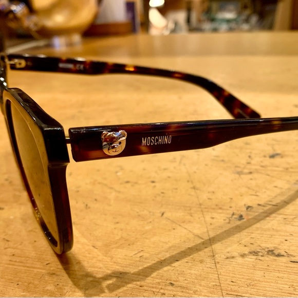 Moschino used sunglasses-Women-in good condition tortoise shell brown - Picture 3 of 8